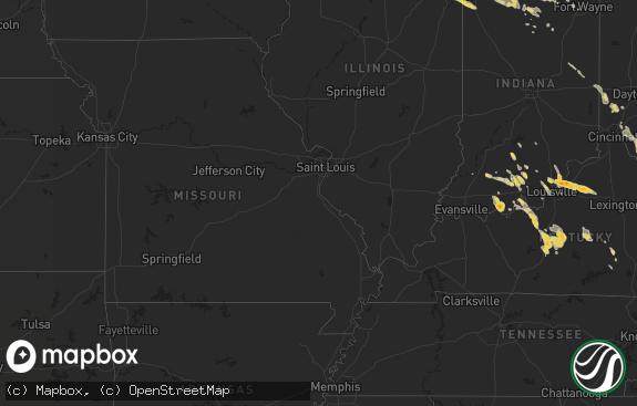 Hail map preview on 07-24-2012