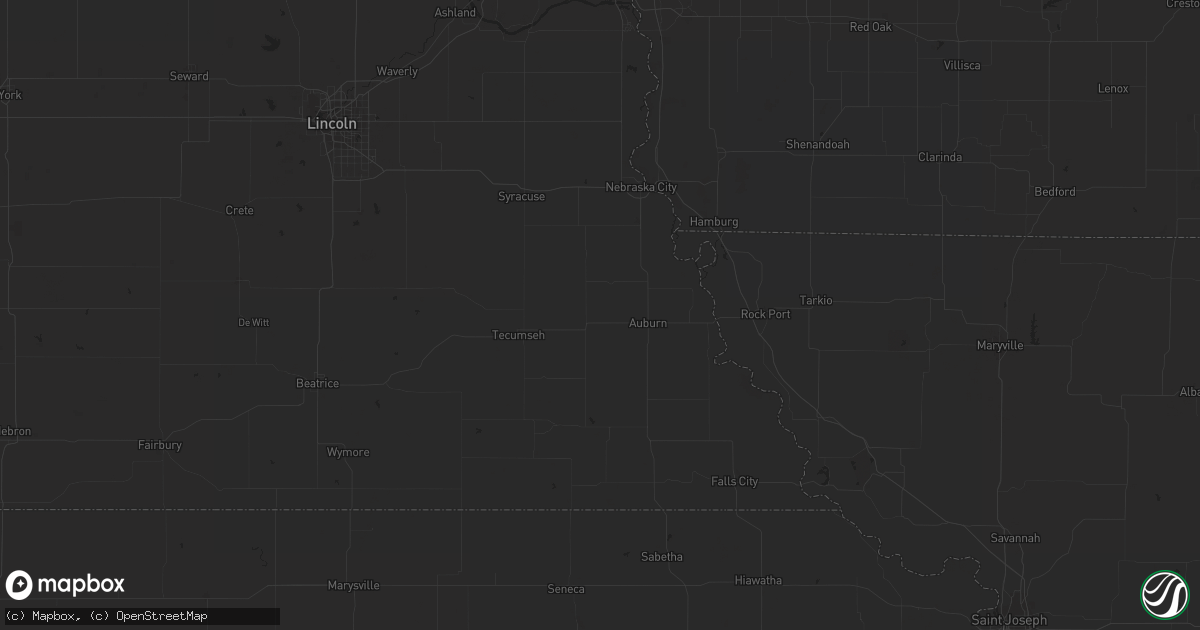 Hail map in North Loup, NE on July 24, 2013