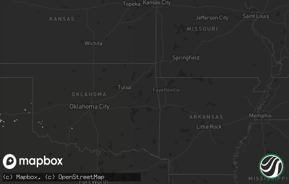 Hail map preview on 07-24-2013