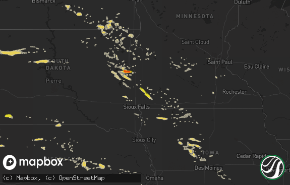 Hail map preview on 07-24-2014