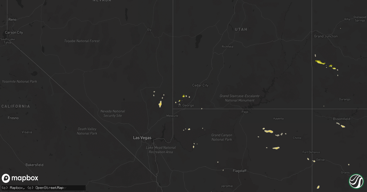 Hail map on July 24, 2021