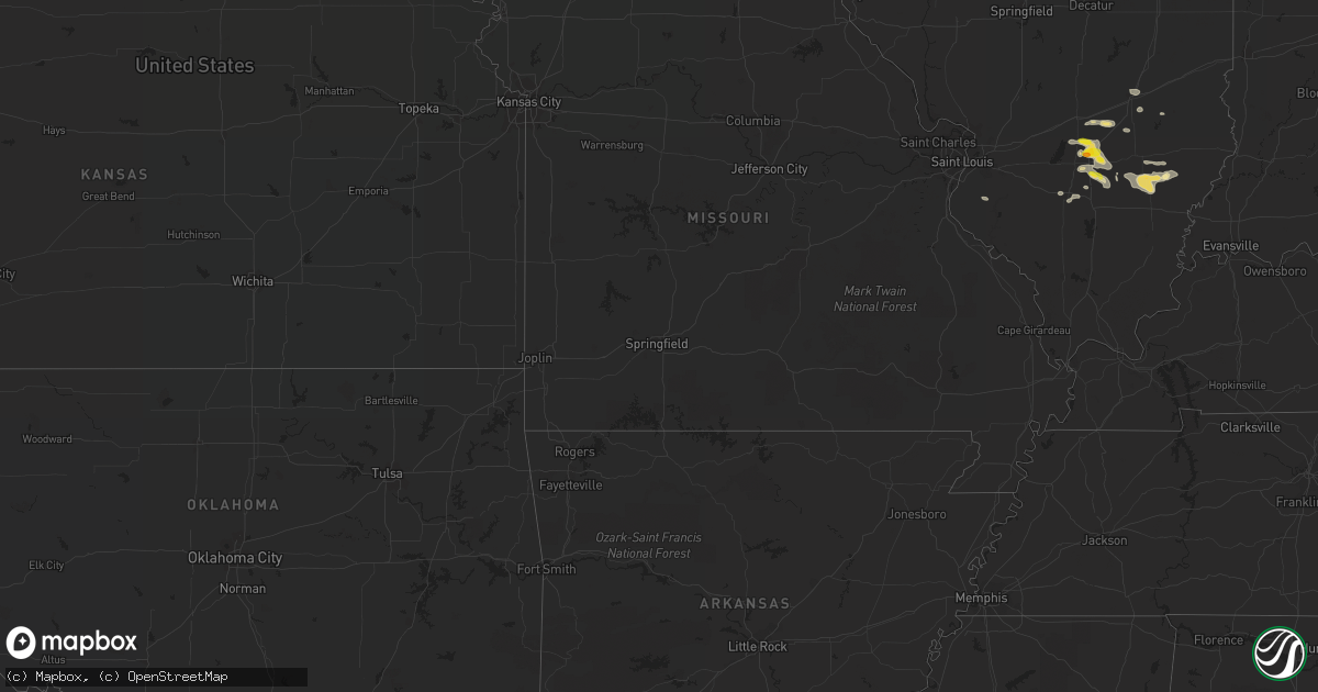 Hail map in Colorado on July 24, 2022