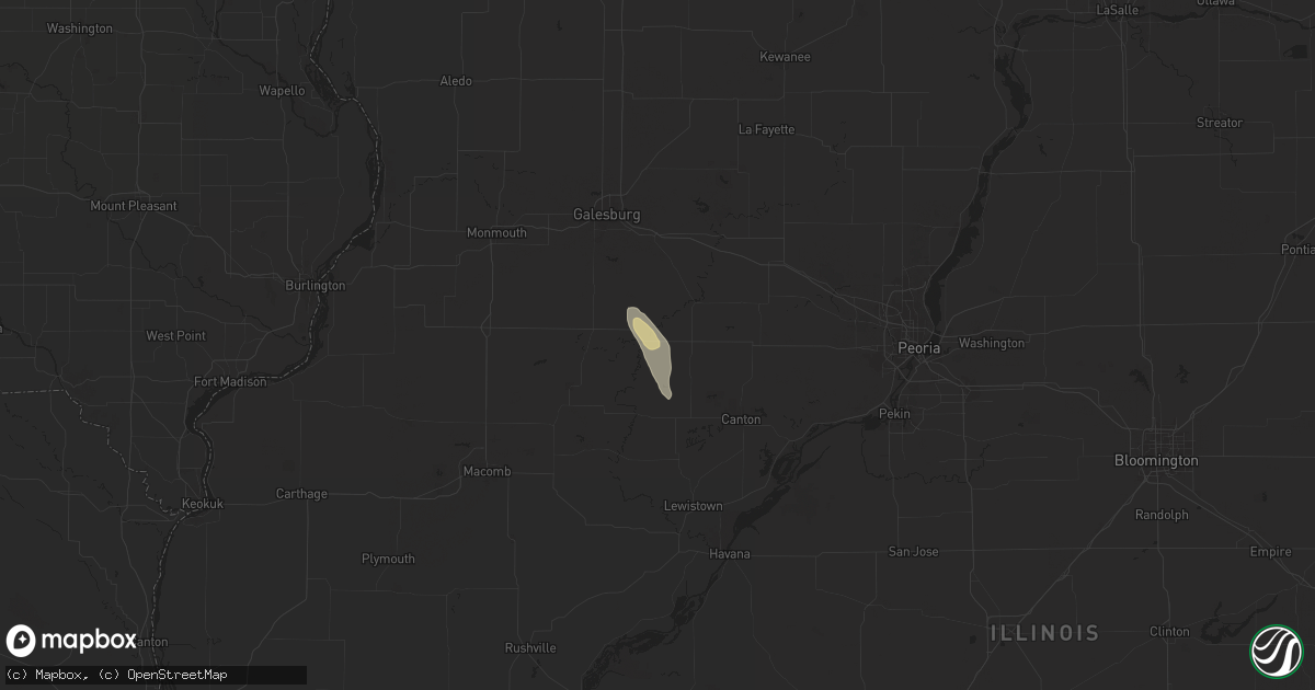 Hail map in London Mills, IL on July 24, 2024