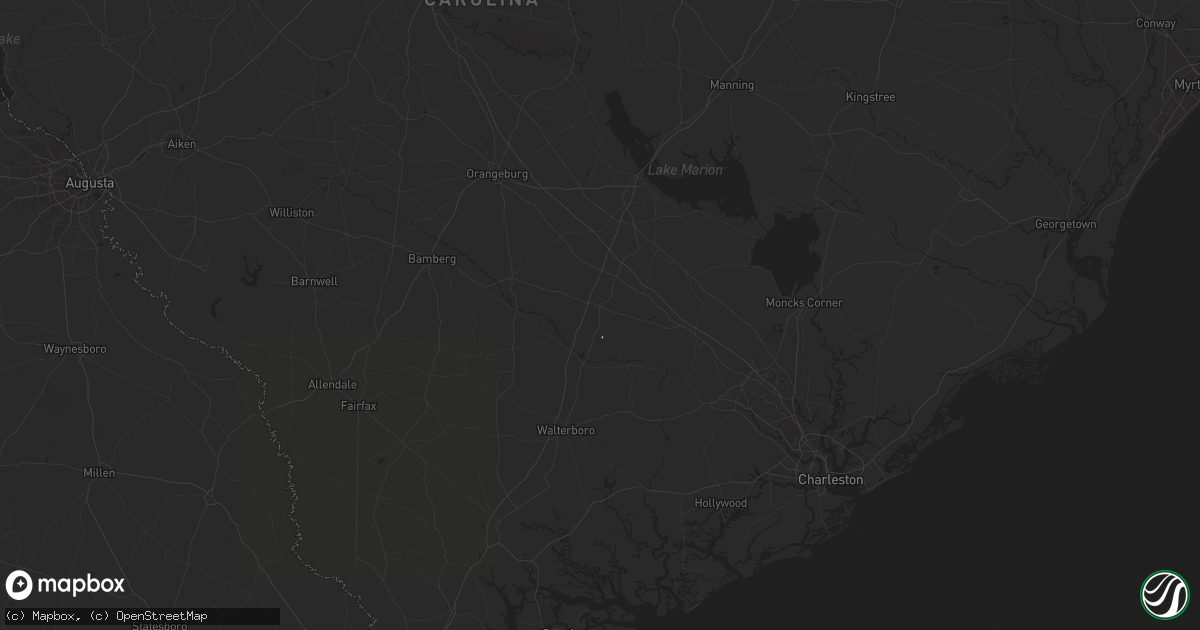 Hail map in Saint George, SC on July 24, 2024