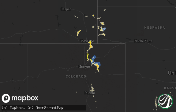 Hail map preview on 07-24-2025