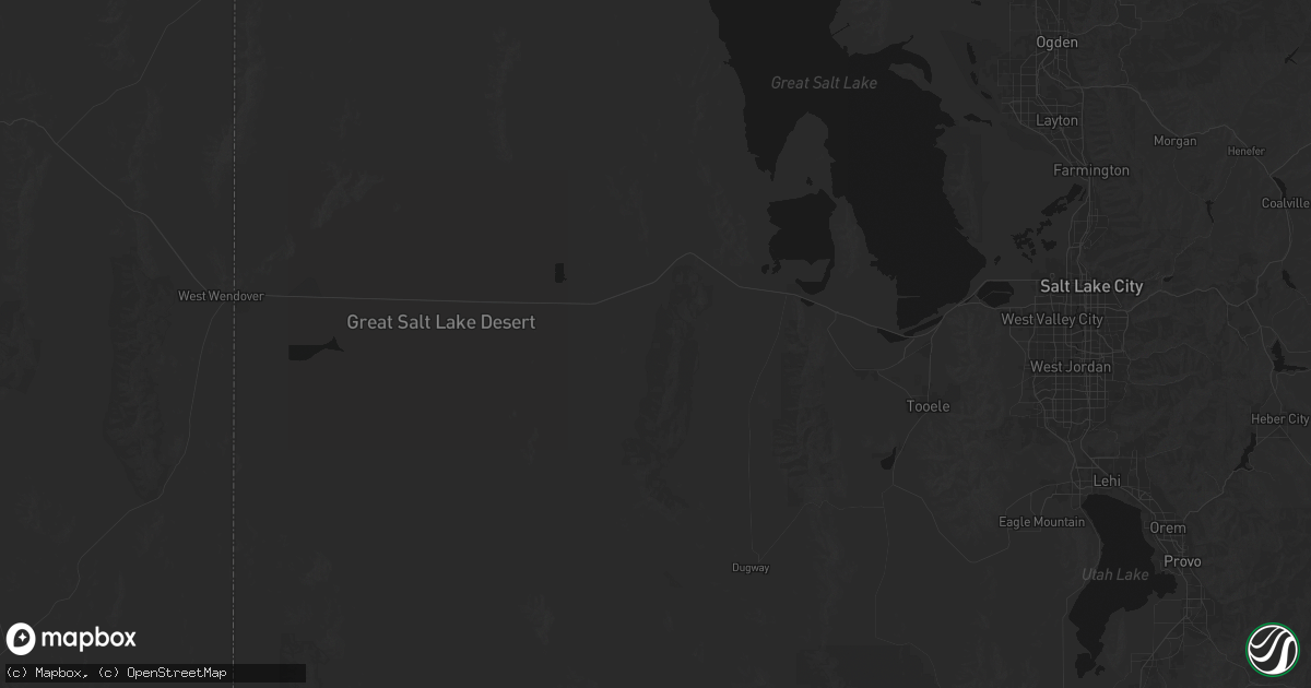 Hail map in Grantsville, UT on July 24, 2026