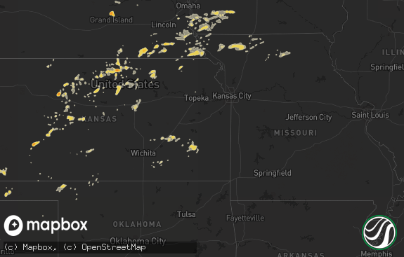 Hail map preview on 07-25-2012