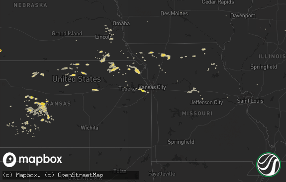 Hail map preview on 07-25-2015