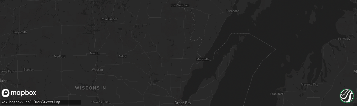 Hail map in Albany, NY on July 26, 2011