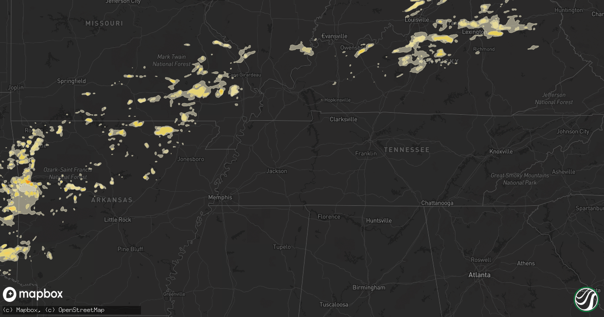 Hail map in New York on July 26, 2012