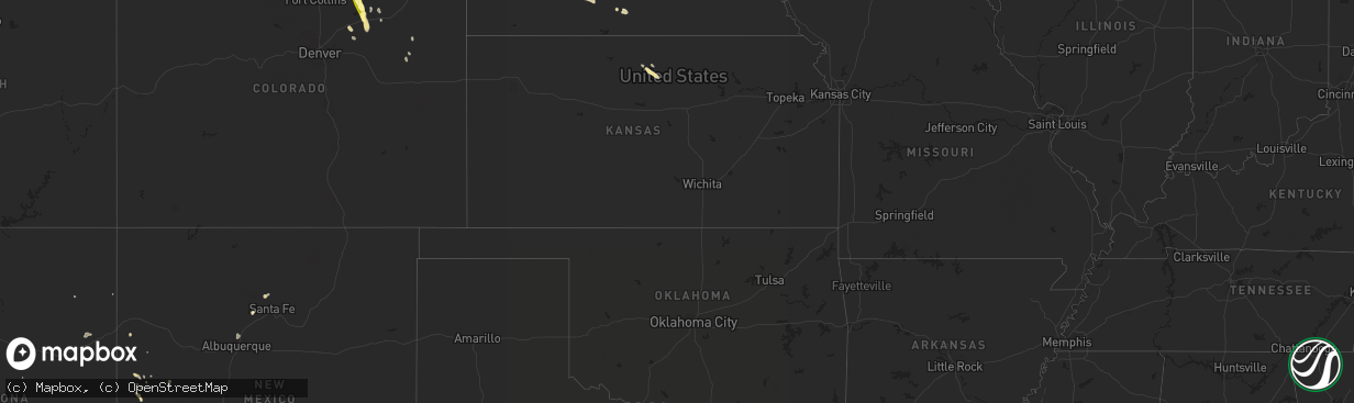 Hail map in Arizona on July 26, 2013