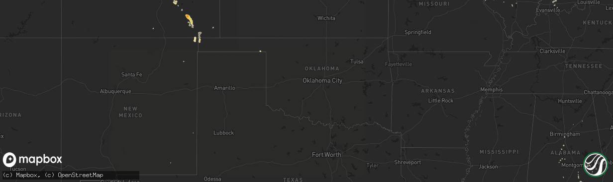 Hail map in Colorado on July 26, 2017