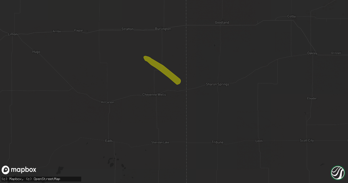 Hail map in Arapahoe, CO on July 26, 2020