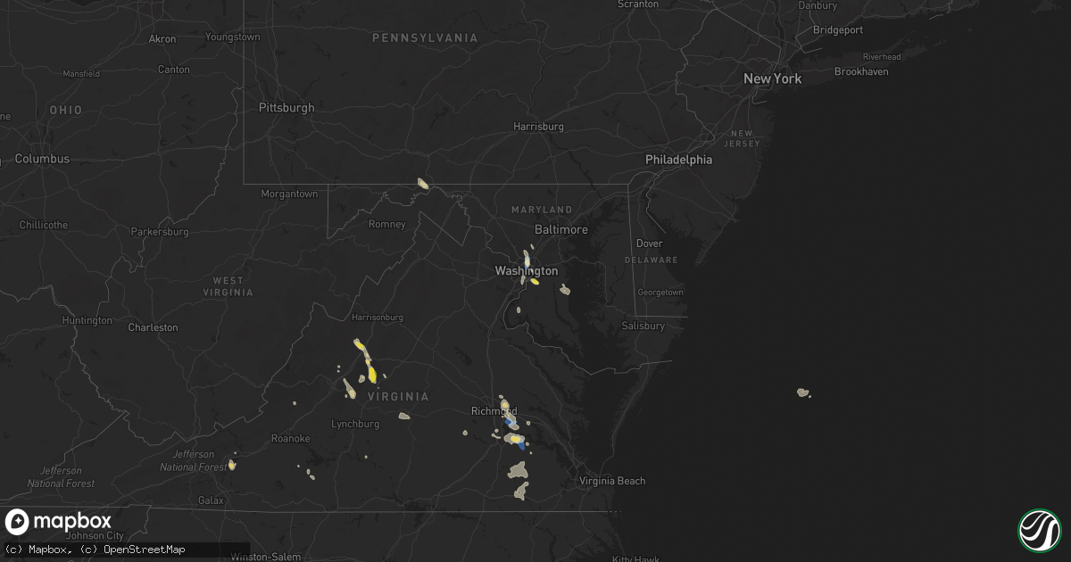 Hail map on July 26, 2021