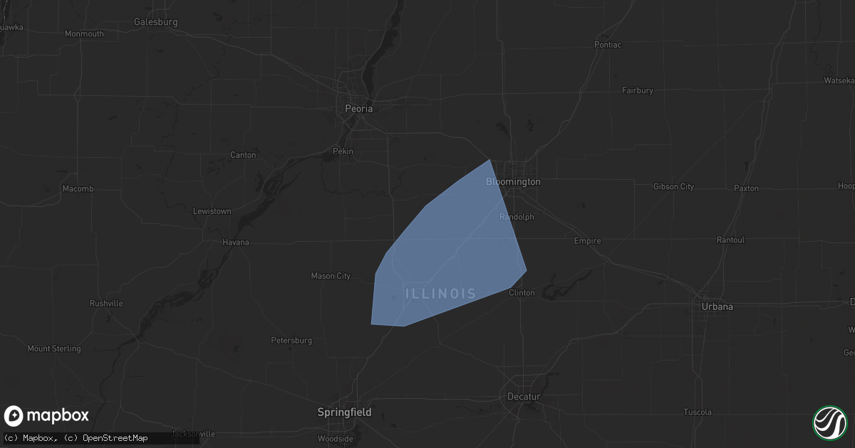 Hail map in Armington, IL on July 26, 2025