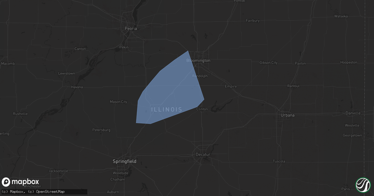 Hail map in Waynesville, IL on July 26, 2025