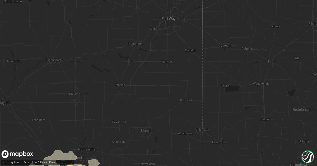 Hail map in Louisville, KY on July 27, 2012