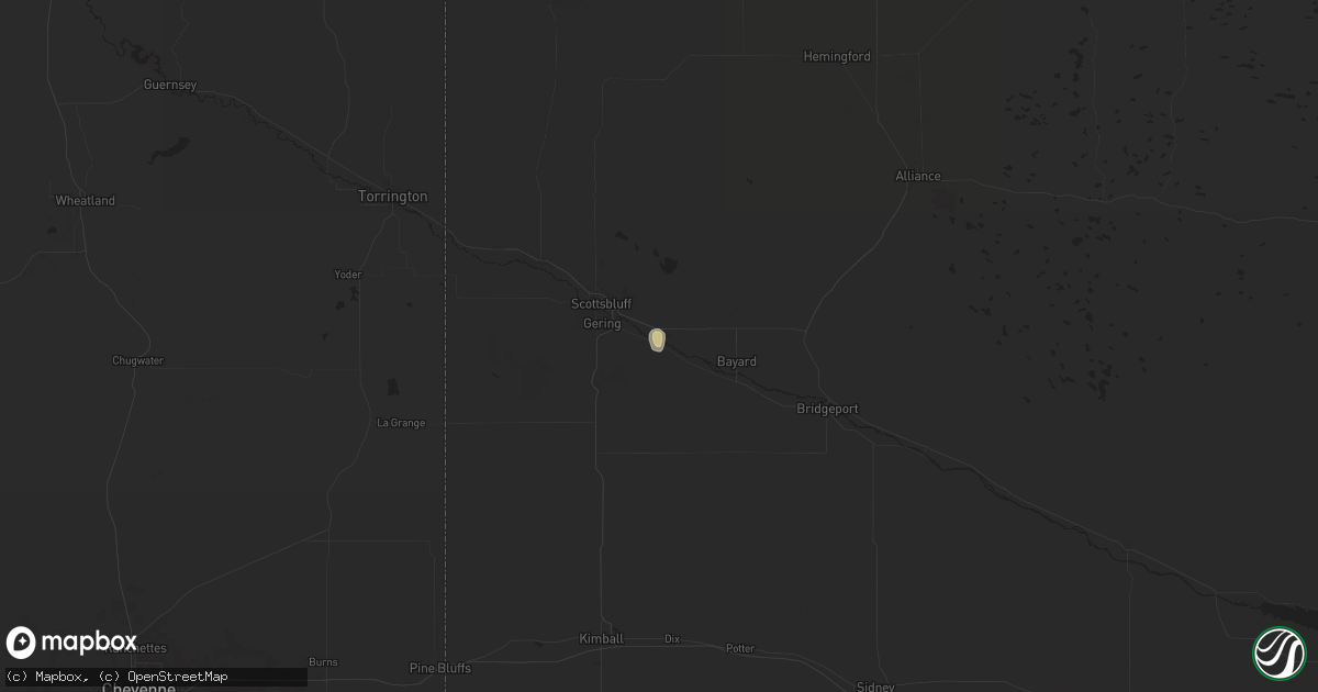 Hail map in Melbeta, NE on July 27, 2024