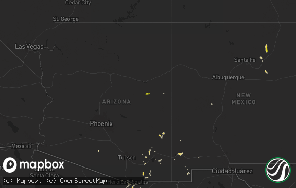 Hail map preview on 07-27-2024