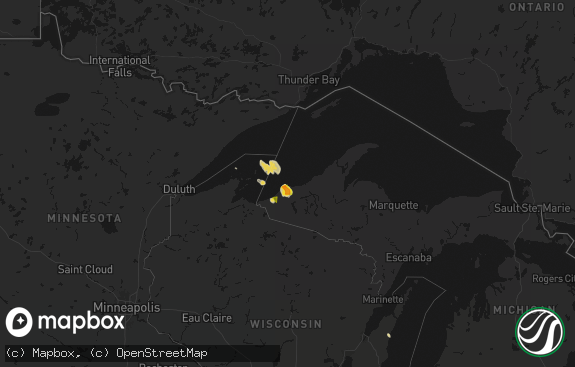 Hail map preview on 07-27-2026