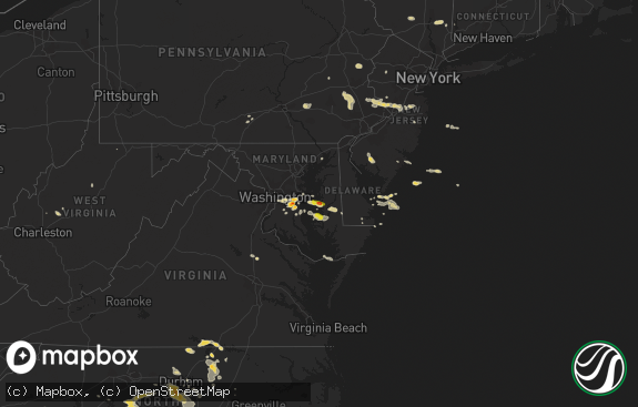 Hail map preview on 07-28-2012