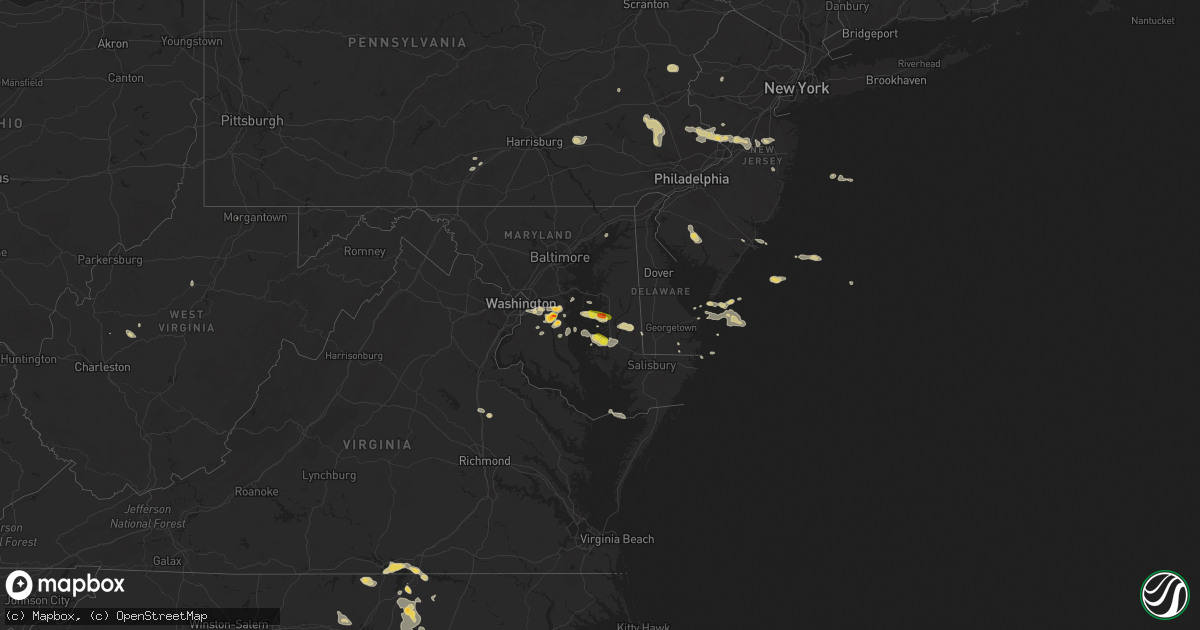 Hail map on July 28, 2012