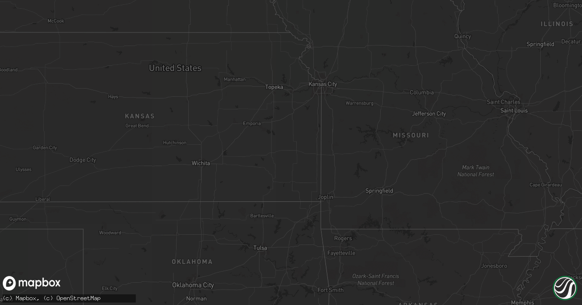 Hail map in Idaho on July 28, 2013