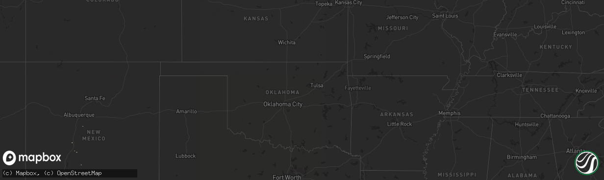 Hail map on July 28, 2013