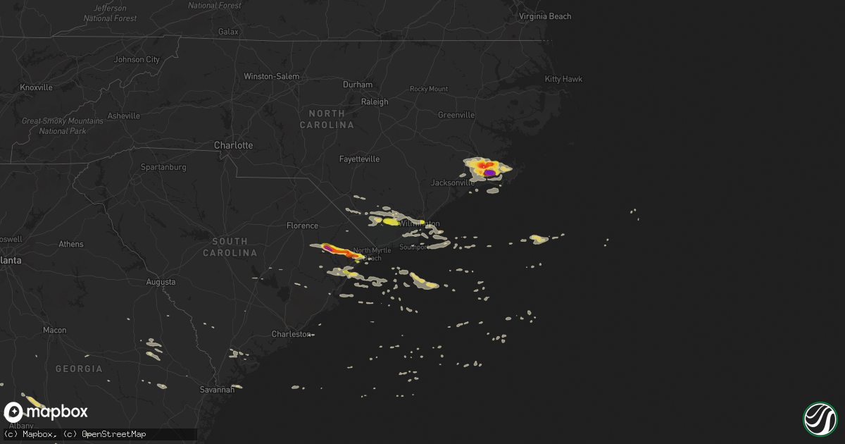 Hail map on July 28, 2014