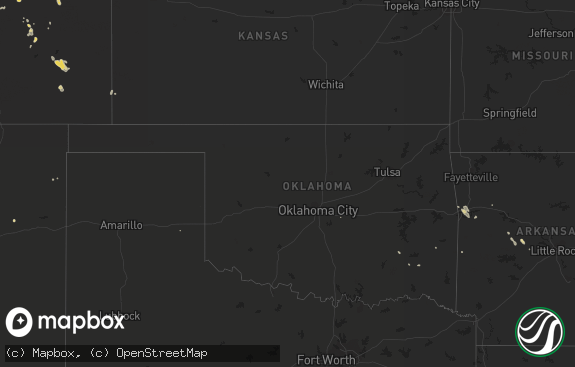 Hail map preview on 07-28-2017