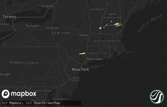 Hail map preview on 07-28-2018