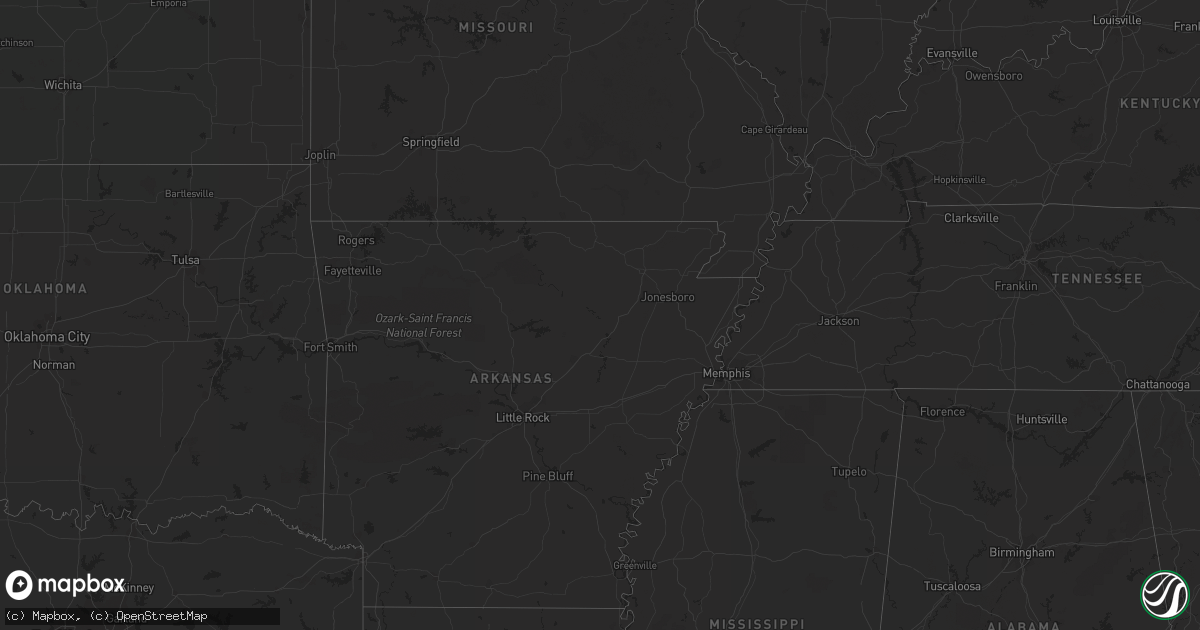 Hail map in Colorado on July 28, 2023