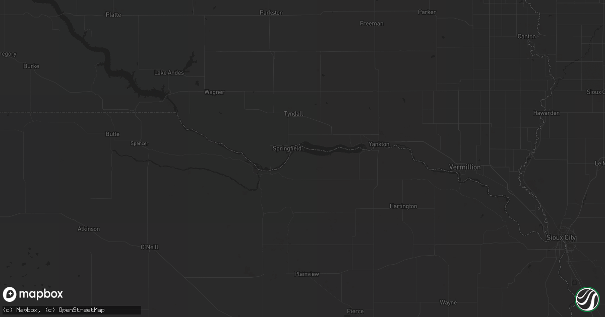 Hail map in Dubuque, IA on July 28, 2023