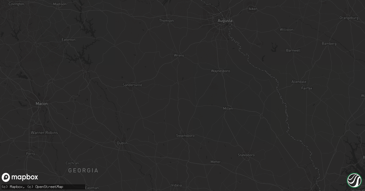 Hail map in Williamsburg, OH on July 28, 2023