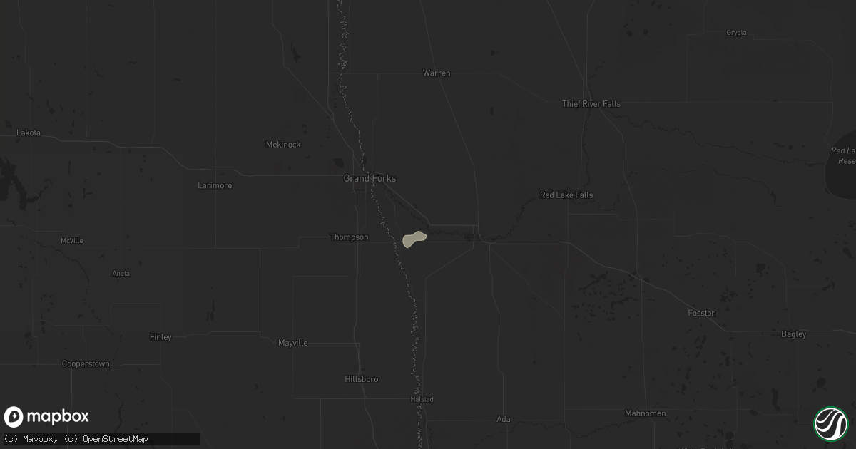 Hail map in Fisher, MN on July 28, 2024