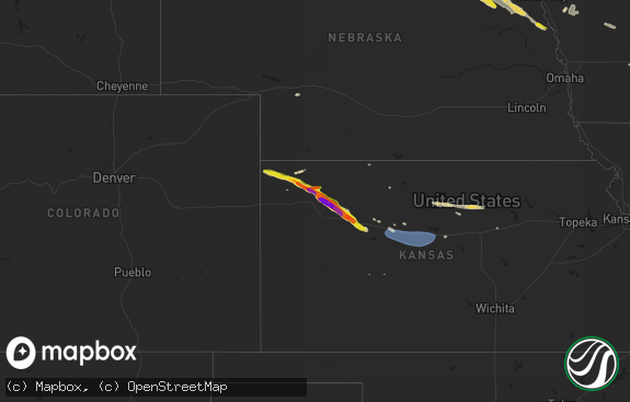 Hail map preview on 07-28-2024