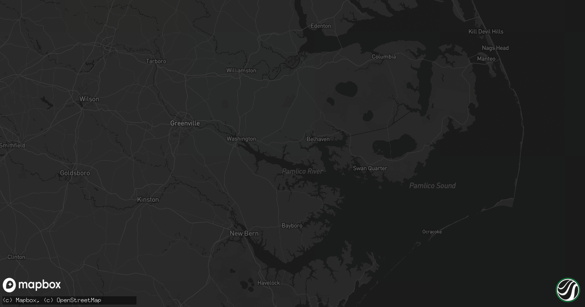 Hail map in Bath, NC on July 28, 2026