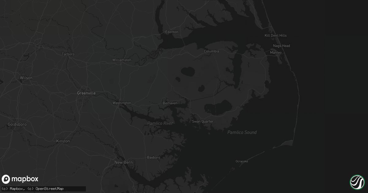 Hail map in Belhaven, NC on July 28, 2026