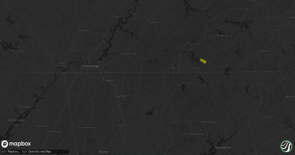 Hail map in Cisco, GA on July 28, 2026