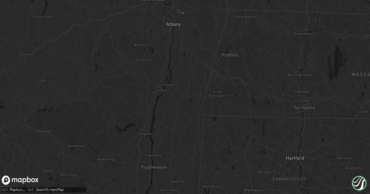 Hail map in Craryville, NY on July 28, 2026