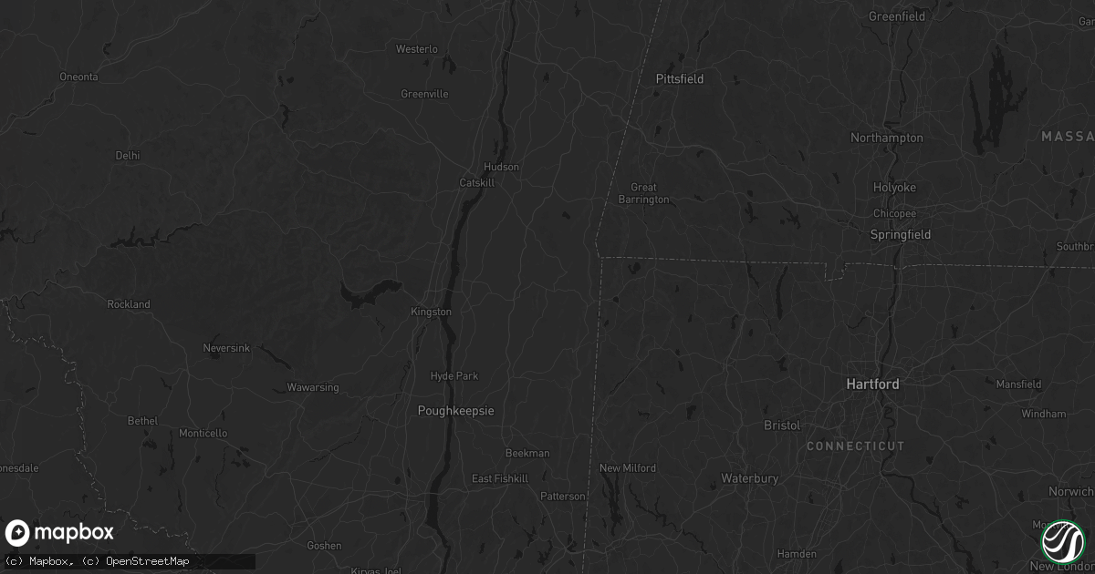 Hail map in Pine Plains, NY on July 28, 2026