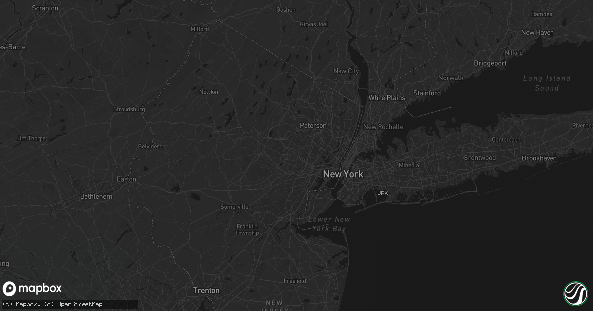 Hail map in West Orange, NJ on July 28, 2026