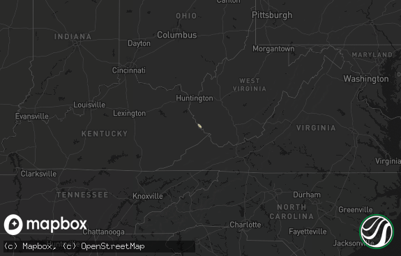 Hail map preview on 07-28-2026