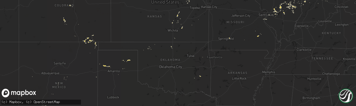 Hail map on July 29, 2011