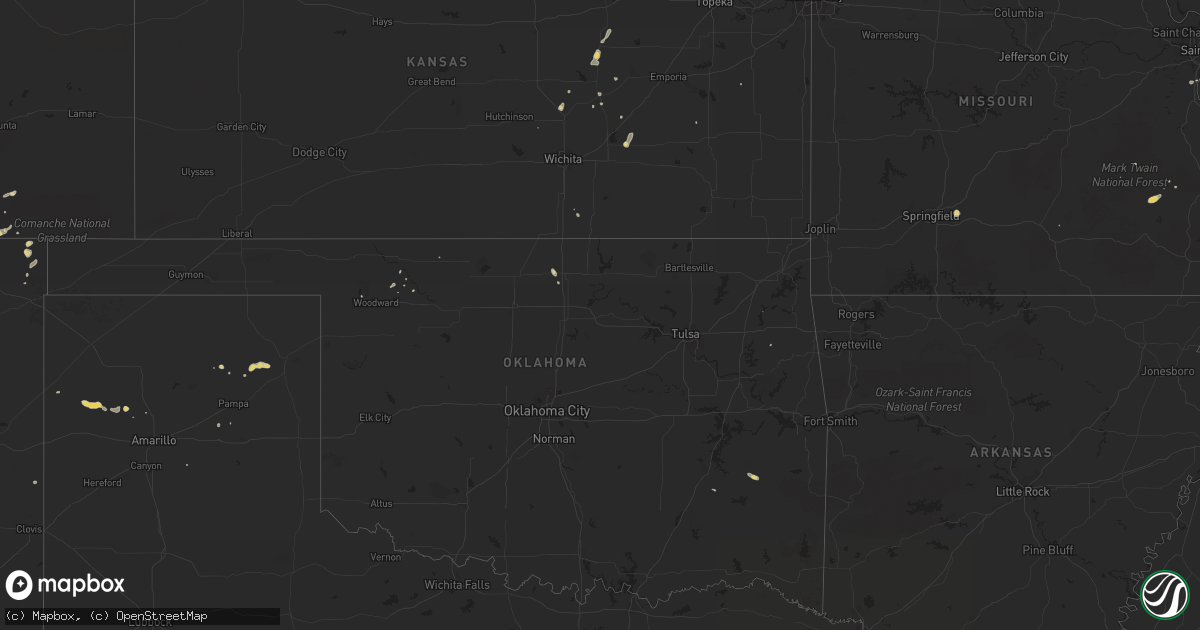 Hail map on July 29, 2011