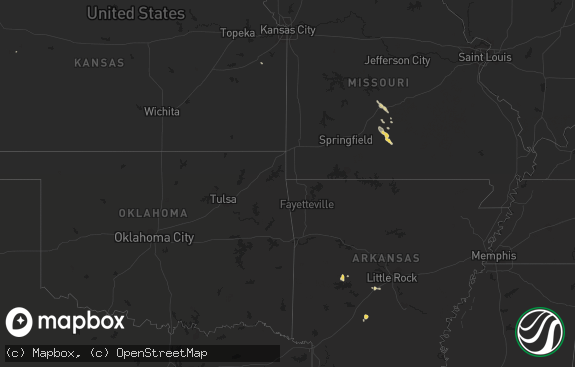 Hail map preview on 07-29-2012