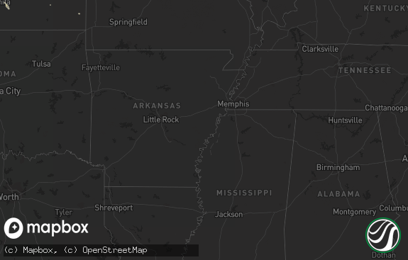 Hail map preview on 07-29-2013