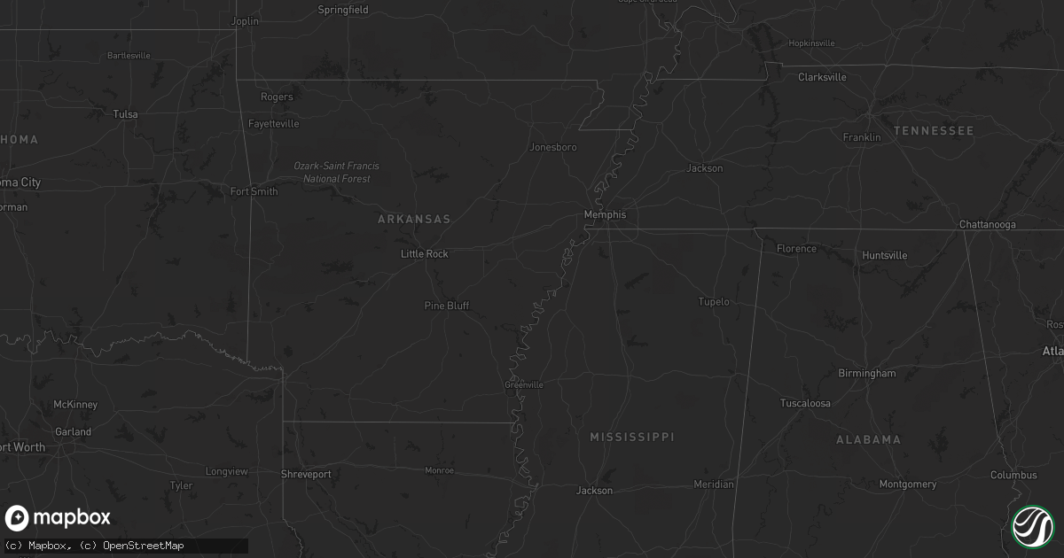 Hail map on July 29, 2013