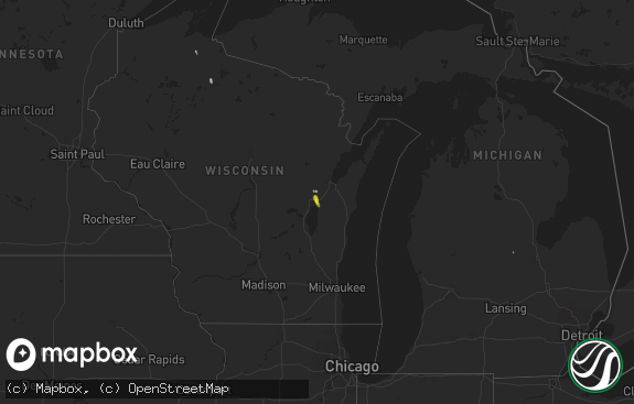 Hail map preview on 07-29-2014