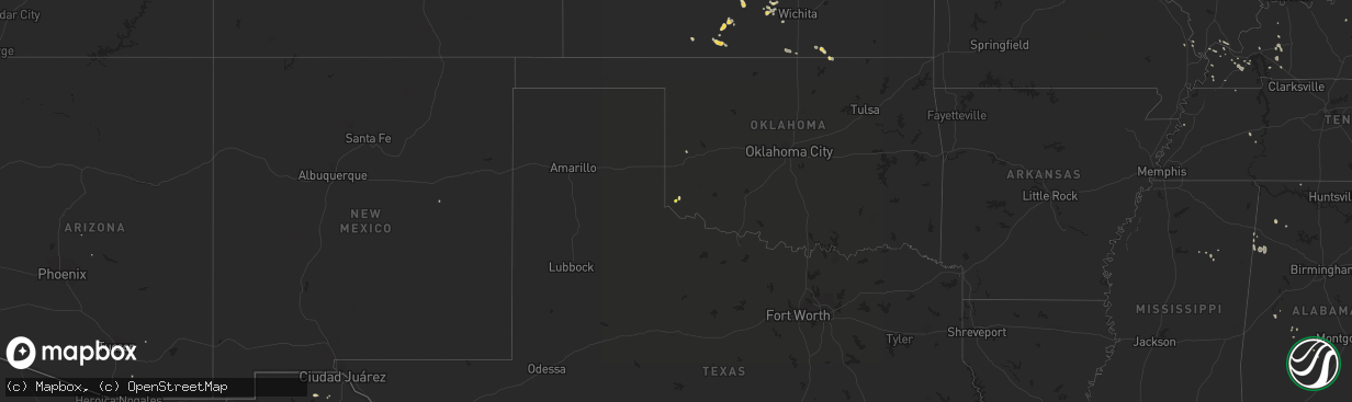 Hail map on July 29, 2015